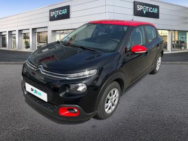 SPOTICAR Citroën C3 Puretech 82 S&s Bvm Feel Occasion - Citadine Essence Noir - Chateaubriant - 1203330565_1