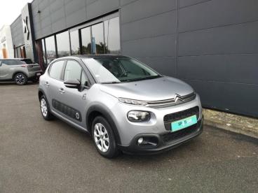 SPOTICAR Citroën C3 Puretech 110ch Shine S&s Occasion - Citadine Essence Gris Platinium (metallise) - Blois - 1203430258_1
