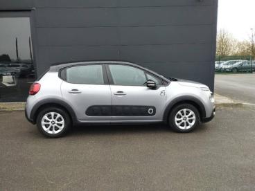 SPOTICAR Citroën C3 Puretech 110ch Shine S&s Occasion - Citadine Essence Gris Platinium (metallise) - Blois - 1203430258_2
