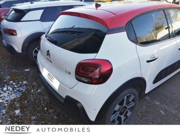 SPOTICAR Citroën C3 Puretech 110ch Shine S&s Occasion - Citadine Essence Blanc Banquise - Rouge Aden - Belfort - 1203442843_4