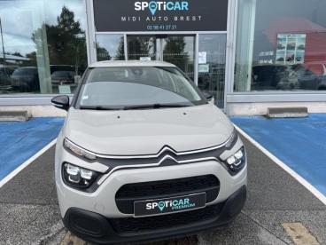SPOTICAR Citroën C3 1.2 Puretech 83 Live Occasion - Citadine Essence Sable (n) - Brest - 1203501764_2