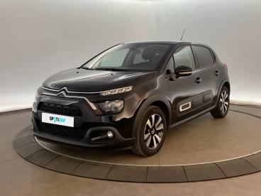SPOTICAR Citroën C3 Puretech 110 Ch Bvm6 Max Occasion - Citadine Essence Noir - Carrieres-sous-poissy - 1203516018_1