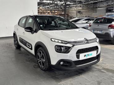 SPOTICAR Citroën C3 Puretech 83 S&s Bvm5 Feel Pack Occasion - Citadine Essence Blanc - St Etienne - 1203527484_3