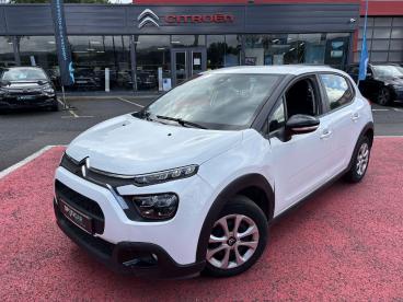 SPOTICAR Citroën C3 Bluehdi 100ch S&s Bvm Feel + Radar Occasion - Citadine Diesel Blanc - Ambert - 1203543724_1