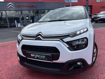 SPOTICAR Citroën C3 Bluehdi 100ch S&s Bvm Feel + Radar Occasion - Citadine Diesel Blanc - Ambert - 1203543724_2
