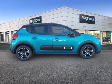 SPOTICAR Citroën C3 1.2 Puretech 83ch S&s Feel Pack Occasion - Citadine Essence Spring Blue (m) - Noir Onyx - Chalon Sur Saone - 1203555234_4