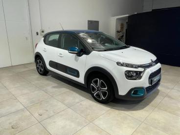 SPOTICAR Citroën C3 1.2 Puretech 83ch S&s Feel Pack Occasion - Citadine Essence Blanc Banquise (o) - Bleu Emeraude - Haguenau - 1203556722_3