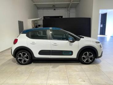 SPOTICAR Citroën C3 1.2 Puretech 83ch S&s Feel Pack Occasion - Citadine Essence Blanc Banquise (o) - Bleu Emeraude - Haguenau - 1203556722_4