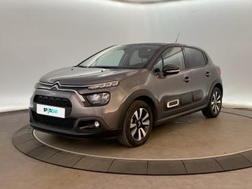 SPOTICAR Citroën C3 Puretech 110 Ch Bvm6 Max Occasion - Citadine Essence Gris - Carrieres-sous-poissy - 1203568712_1