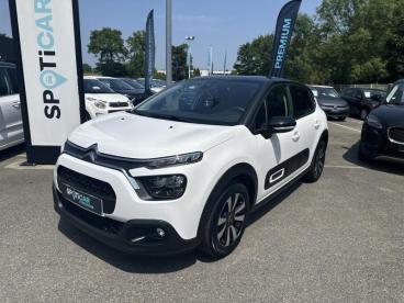 SPOTICAR Citroën C3 1.2 Puretech 83ch S&s Shine Occasion - Citadine Essence Blanc Banquise (o) - Sene - 1203569787_1
