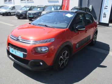 SPOTICAR Citroën C3 Puretech 82 S&s Bvm Feel Occasion - Citadine Essence Orange - Saint Germain Les Arpajon - 1203581307_1