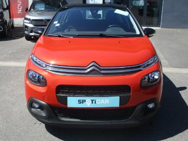 SPOTICAR Citroën C3 Puretech 82 S&s Bvm Feel Occasion - Citadine Essence Orange - Saint Germain Les Arpajon - 1203581307_2
