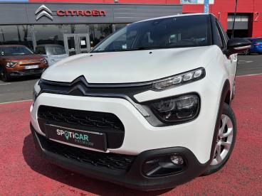 SPOTICAR Citroën C3 Bluehdi 100ch S&s Bvm6 Feel Occasion - Citadine Diesel Blanc - Ambert - 1203583655_2