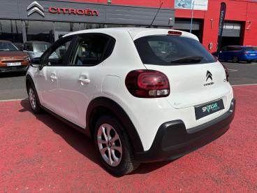 SPOTICAR Citroën C3 Bluehdi 100ch S&s Bvm6 Feel Occasion - Citadine Diesel Blanc - Ambert - 1203583655_5