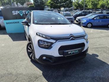 SPOTICAR Citroën C3 1.2 Puretech 110ch S&s Shine Eat6 Occasion - Citadine Essence Blanc Banquise (o) - Noir Perla Nera - Chambourcy - 1203589416_1