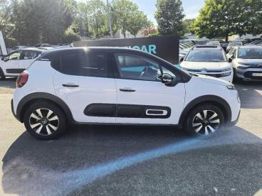 SPOTICAR Citroën C3 1.2 Puretech 110ch S&s Shine Eat6 Occasion - Citadine Essence Blanc Banquise (o) - Noir Perla Nera - Chambourcy - 1203589416_3