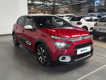 SPOTICAR Citroën C3 Puretech 83 Ch Bvm5 Max Occasion - Citadine Essence Rouge - St Etienne - 1203595836_3