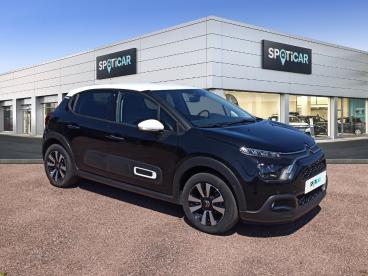 SPOTICAR Citroën C3 Bluehdi 100 S&s Bvm6 Shine Occasion - Citadine Diesel Noir Perla - Poussay - 1203611132_3