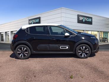 SPOTICAR Citroën C3 Bluehdi 100 S&s Bvm6 Shine Occasion - Citadine Diesel Noir Perla - Poussay - 1203611132_4