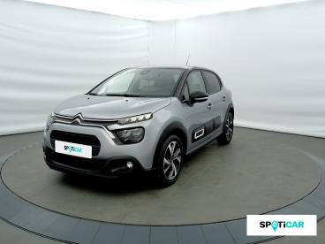SPOTICAR Citroën C3 1.5 Bluehdi 100ch S&s Shine Pack E6.d Occasion - Citadine Diesel Gris Acier (m) - Eybens - 1203612410_1