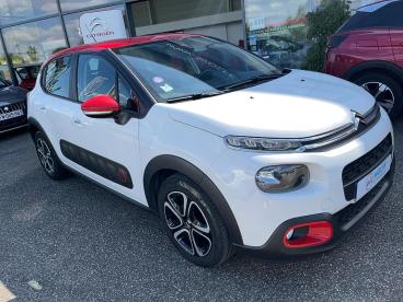 SPOTICAR Citroën C3 Puretech 110 S&s Eat6 Shine (am32)  5 Portes  (jan Occasion - Citadine Essence Blanc - Wissembourg - 1203613067_1