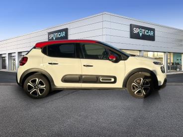SPOTICAR Citroën C3 1.2 Puretech 83ch S&s Shine Occasion - Citadine Essence Blanc Banquise (o) - Rouge Aden - Carpentras - 1203613922_4