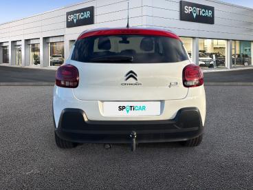 SPOTICAR Citroën C3 1.2 Puretech 83ch S&s Shine Occasion - Citadine Essence Blanc Banquise (o) - Rouge Aden - Carpentras - 1203613922_5
