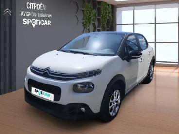 SPOTICAR Citroën C3 1.2 Puretech 83ch S&s Feel Nav Occasion - Utilitaire Essence Blanc - Montfavet - 1203626179_1