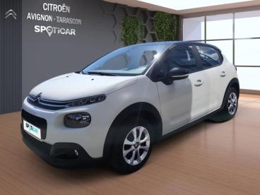 SPOTICAR Citroën C3 1.2 Puretech 83ch S&s Feel Nav Occasion - Utilitaire Essence Blanc - Montfavet - 1203626179_2