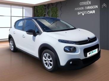 SPOTICAR Citroën C3 1.2 Puretech 83ch S&s Feel Nav Occasion - Utilitaire Essence Blanc - Montfavet - 1203626179_3