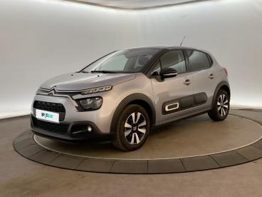 SPOTICAR Citroën C3 Puretech 110 Ch Bvm6 Max Occasion - Citadine Essence Gris - Carrieres-sous-poissy - 1203630891_1