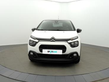 SPOTICAR Citroën C3 Puretech 110 S&s Eat6 Shine Occasion - Citadine Essence Blanc - Ste Genevieve - 1203636782_2
