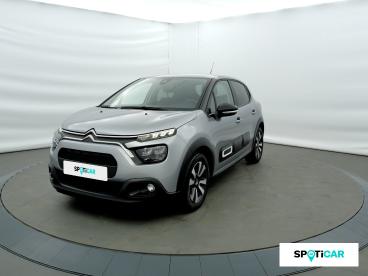 SPOTICAR Citroën C3 1.2 Puretech 110ch S&s Max Occasion - Citadine Essence Gris Artense - Chambery - 1203639405_1
