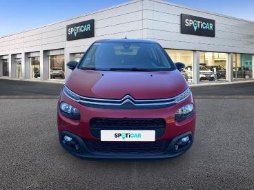 SPOTICAR Citroën C3 1.2 Puretech 83ch S&s Shine Occasion - Citadine Essence Rouge Elixir (s) - Noir Onyx - Reims - 1203640699_2