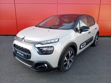 SPOTICAR Citroën C3 Puretech 110 S&s Eat6 Shine Pack Occasion - Citadine Essence Beige - Montargis - 1203643247_1