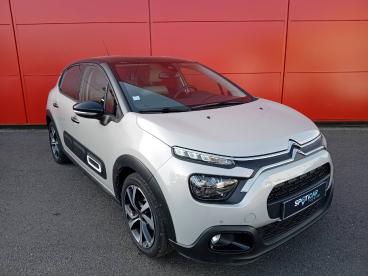 SPOTICAR Citroën C3 Puretech 110 S&s Eat6 Shine Pack Occasion - Citadine Essence Beige - Montargis - 1203643247_3