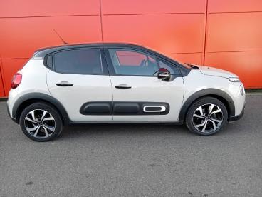 SPOTICAR Citroën C3 Puretech 110 S&s Eat6 Shine Pack Occasion - Citadine Essence Beige - Montargis - 1203643247_4