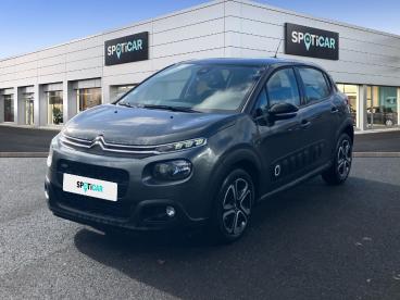 SPOTICAR Citroën C3 Puretech 110ch Shine S&s Occasion - Citadine Essence Gris Shark - Noir Onyx - Moulins - 1203648153_1