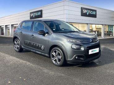 SPOTICAR Citroën C3 Puretech 110ch Shine S&s Occasion - Citadine Essence Gris Shark - Noir Onyx - Moulins - 1203648153_3