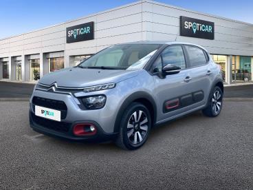 SPOTICAR Citroën C3 1.2 Puretech 83ch S&s C-series 123g Occasion - Citadine Essence Gris Platinium (m) - Reims - 1203648251_1