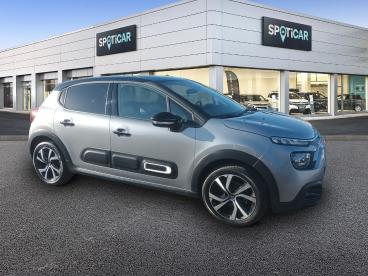SPOTICAR Citroën C3 1.2 Puretech 83ch S&s Shine Occasion - Citadine Essence Gris Acier (m) - Noir Perla Nera - St Martin Lez Tatinghem - 1203652476_3