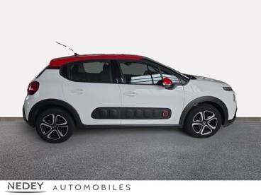 SPOTICAR Citroën C3 Puretech 82ch Shine Occasion - Citadine Essence Blanc Banquise - Rouge Aden - Voujeaucourt - 1203653917_4