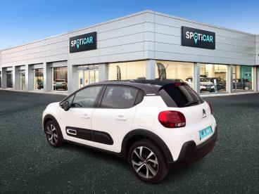 SPOTICAR Citroën C3 Bluehdi 100 S&s Bvm Shine Pack Occasion - Citadine Diesel Blanc - Eauze - 1203655835_4