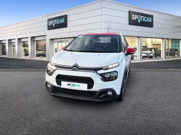 SPOTICAR Citroën C3 1.2 Puretech 83ch S&s Shine Occasion - Citadine Essence Blanc Banquise (o) - Reims - 1203658431_2