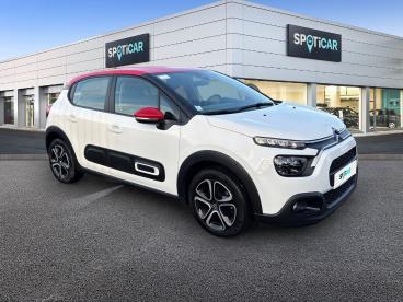 SPOTICAR Citroën C3 1.2 Puretech 83ch S&s Shine Occasion - Citadine Essence Blanc Banquise (o) - Reims - 1203658431_3