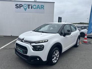 SPOTICAR Citroën C3 1.5 Bluehdi 100 S&s Feel Occasion - Citadine Diesel Blanc Banquise (o) - Sene - 1203665072_1