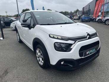 SPOTICAR Citroën C3 1.5 Bluehdi 100 S&s Feel Occasion - Citadine Diesel Blanc Banquise (o) - Sene - 1203665072_3
