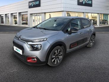 SPOTICAR Citroën C3 Puretech 83 S&s Bvm5 C-series Occasion - Citadine Essence Gris - Chambry - 1203672049_1