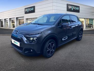 SPOTICAR Citroën C3 Puretech 83 S&s Bvm Shine Pack Occasion - Citadine Essence Gris Foncé - Voiron - 1203673094_1