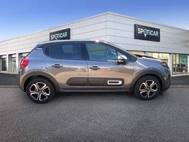 SPOTICAR Citroën C3 Puretech 83 S&s Bvm Shine Pack Occasion - Citadine Essence Gris Foncé - Voiron - 1203673094_4